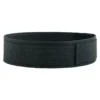 Black nylon quick release belt designed for weightlifting