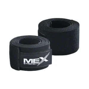 Black weightlifting knee wraps