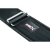 Black weightlifting nylon quick release belt