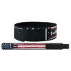 USA flag printed neoprene weightlifting belt with 4 inch width and self-locking mechanism