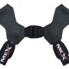 Black weightlifting grip rubber pad